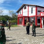 APEL DAN GOTONG ROYONG BERSAMA DANPOSRANMIL KECAMATAN MARANGKAYU